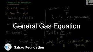 General Gas Equation