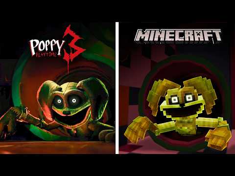 Criei o TRAILER de POPPY PLAYTIME 3 No Minecraft !