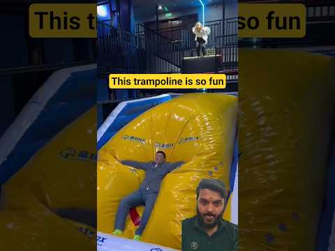 This trampoline is so fun😀😀😀 #funny #comedy #automobile #trending #trampoline #nobumper #crazycars