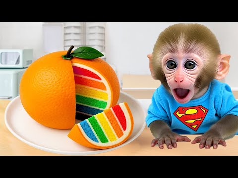 Monkey Baby Bon Bon and the adventure of rescuing the duckling in the sky