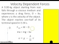 Displacement and Drag Force Concepts