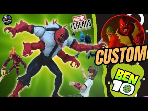 Custom 4 brazos carnitrix Marvel Legends Ben 10!!!!#marvellegends #ben10 #carnitrix