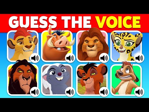 Guess The Lion Guard Characters by Their VOICE + EMOJIS 🔊🦁 Ultimate Lion King Quiz