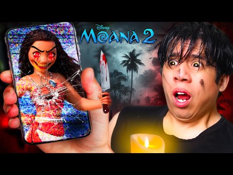 JAMÁS JUEGUES MOANA 2... la cara es ATERRADORA y HORRIBLE  🌊🚫 app maldita LA GRABÉ y SABE HABLAR