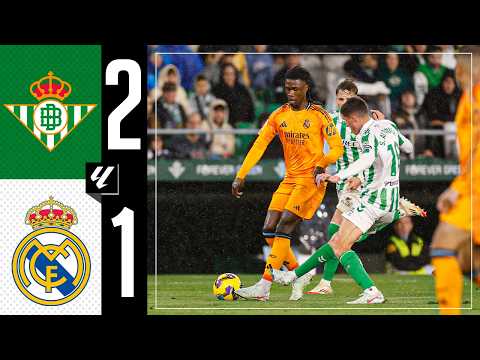 HIGHLIGHTS  Real Betis 2 1 Real Madrid  LaLiga 202425