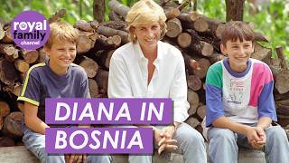 Royal Rewind: Princess Diana’s Historic Anti-Landmine Visit to Bosnia (1997)