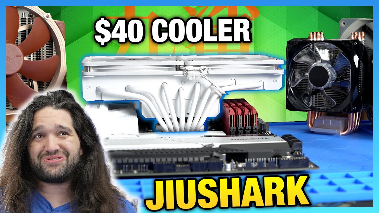 Extremely Unique CPU Cooler: Jiushark JF13K Diamond Flat Tower Review