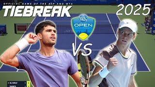 Tiebreak | Jannik Sinner VS Carlos Alcaraz Final Masters Cincinnati 2025 Simulación | marratxiboy