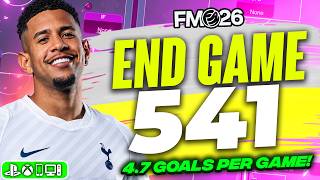 MONSTER 541 FM26 Tactic! (4.7 Goals Per Game) | Best FM26 Tactics