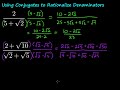 Mastering Rationalizing Denominators with Conjugates