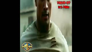 The rock shooting shit up