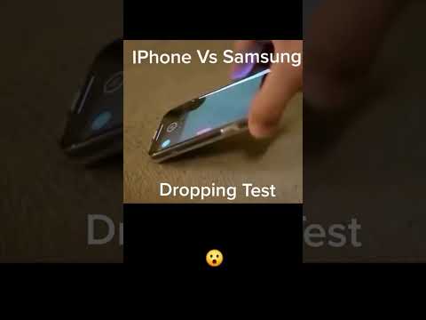 iPhone Vs Samsung Drop test #iphone #Samsung #samsungsmartphone samsung