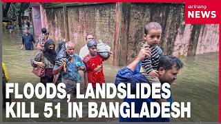 YouTube video thumbnail: Floods, Landslides Kill at Least 51 in Bangladesh