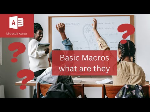 This video explains how to create basic macros in...