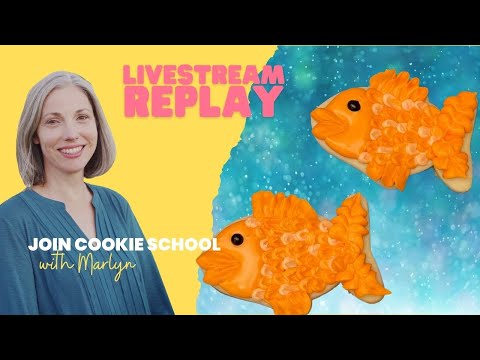 Livestream replay - Cookie Lunch Break - Texture on cookies