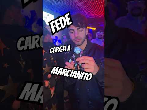 🤯 Conocí a FEDE en PERSONA y CARGO a MARCIANITO 😍 #fede #fedevigevani #fiesta #shorts #viralvideo