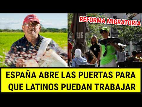 ¡REGULARIZACIÓN MASIVA EN ESPAÑA! Miles de latinos podrán trabajar legalmente