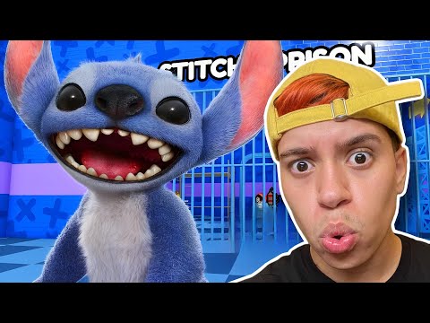 ESCAPE DA PRISÃO MALUCA DO STITCH NO ROBLOX!! (Lilo e Stitch)