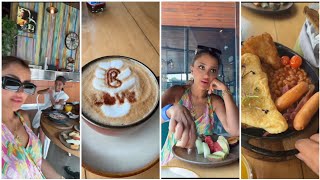 What i eat for breakfast 😋 البنات لي تحب تكون نقية من الداخل قبل الخارج تبعوا نصائحي و شوفو نتائج 