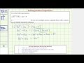 Radical Equations and Extraneous Solutions