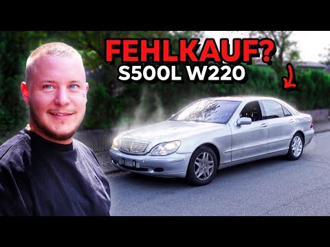 Billigsten S500L ohne Batterie&Motorstart blind gekauft/ Lรคuft die V8 S-Klasse??