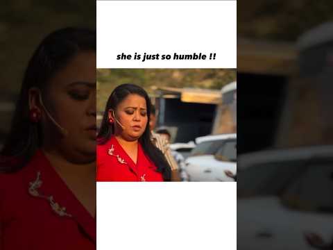 bharti singh being humble ❤️ #bhartisingh