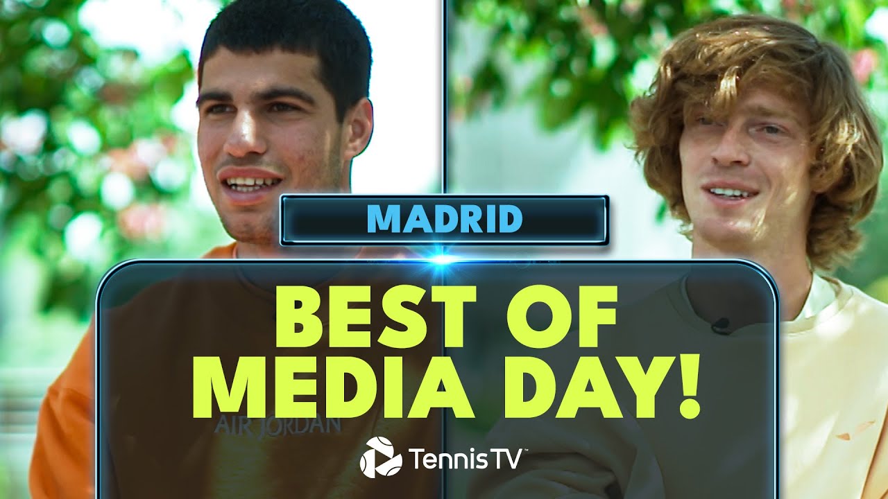 Alcaraz Reflects On 2022 Title; Medvedev On Clay & More | Best Of Madrid 2023 Media Day!