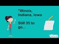 50 States Song and Geography