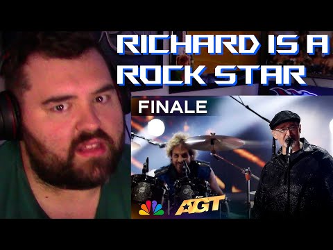 Singer reaction to Richard Goodall with JOURNEY on AGT 2024 - Don't Stop Believing