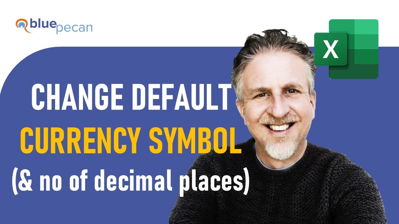How to Change Default Currency Symbol in Excel (& decimal places) | Default Currency in Windows