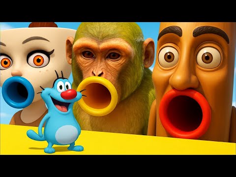 OGGY RIDE the WORLD'S BIGGEST ITALIAN BRAINROT MEME SLIDES on Roblox!