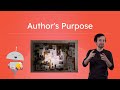 Understanding Author's Purpose and Titles