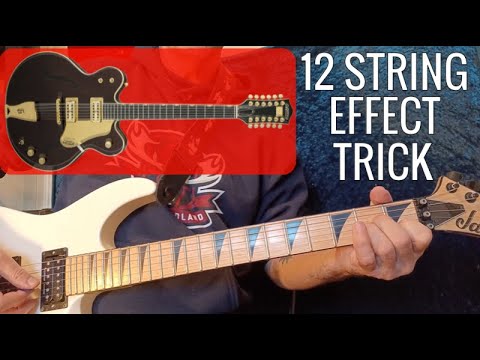 How to 'Fake' the 12-String Sound On Guitar ( Playing Chords ) Guitar Lesson #guitarlesson #guitar