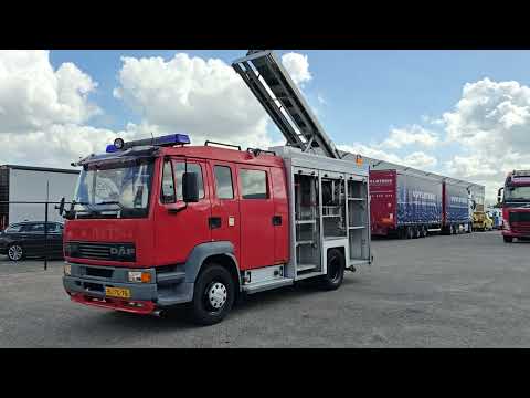 DAF AE 55 CE 55/230 TI 4x2 Euro3 - 6CIL - Godiva TS08 LD3.250 HD240 T1.500Liters - 9 Persoons | Vrachtwagens | Brandweerwagen