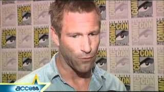 Aaron Eckhart Comic Con 2010 Access Hollywood Interview