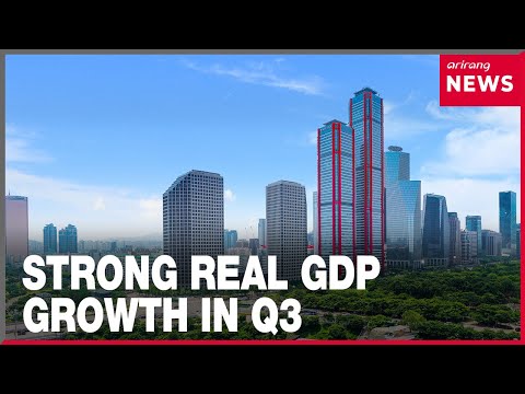 YouTube video thumbnail: S. Korea's GDP to Grow 1.2% in Q3, Highest in 18 Months