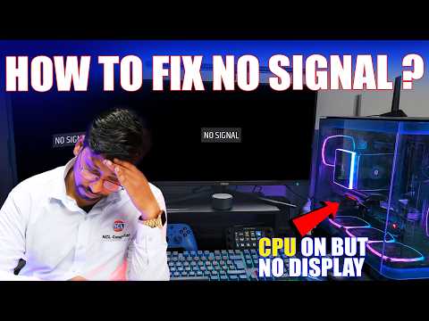 No Signal on Monitor? Here's How to FIX It! | PC No Display🚫Problem Solved 💻🛠️