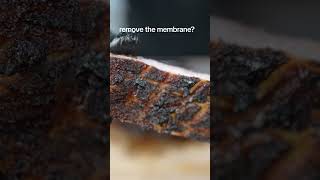 Should you remove the membrane on your #ribs ? #bbq #smoketrailsbbq