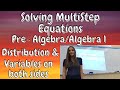 Mastering Multi-Step Equations with Variables on Both Sides