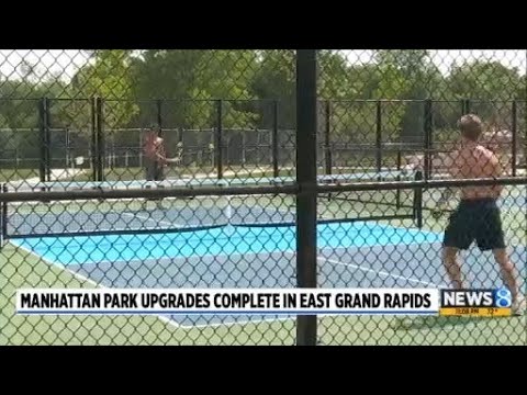 Manhattan Park in East Grand Rapids prepares to reopen after renovations