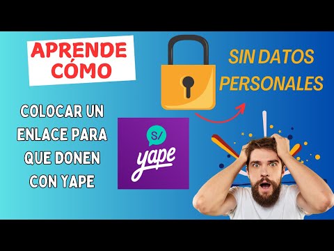 COMO PUEDEN YAPEARME SIN QUE APAREZCAN MIS DATOS PERSONALES / ENLACE PARA QUE PUEDAN PAGAR CON YAPE