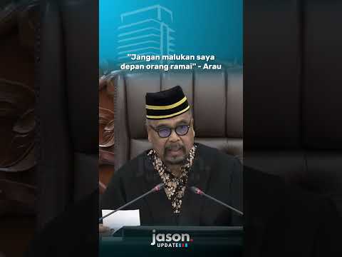 "Jangan malukan saya depan orang ramai" - Arau