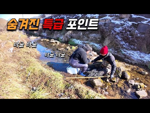 조그만 마을에 숨겨진 "특급 포인트" 족대질 한방이면 즉석포차 완성!!