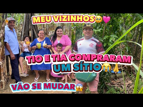 A TIA COMPROU UM SÍTIO😭🙏ELES VÃO SER MEUS VIZINHOS🩷VENDERAM A CASA E VÃO COMEÇAR A CONSTRUIR OUTRA