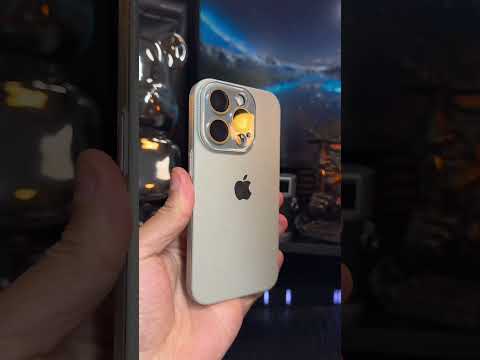 Titanium gray? ! Litchi pattern material, built-in lens film, high-end mobile phone case, #shorts