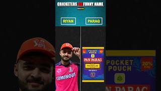 Cricketers or Unke Funny Names Part-5 #cricket #cricinfo #viratkohli #ipl #shortvideo #shorts #short