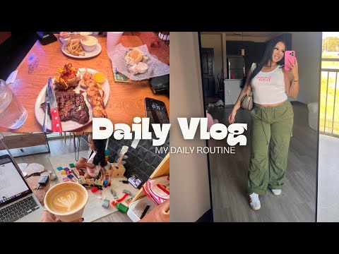 DAILY VLOG | Shopping for our trip to California + Lunch date + new home decor