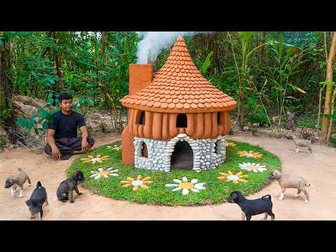 RESCUE Puppies BUILD Mud HOUSE Dog