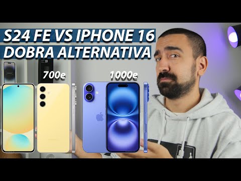 SAMSUNG S24 FE VS iPHONE 16 | DOBRA ALTERNATIVA?