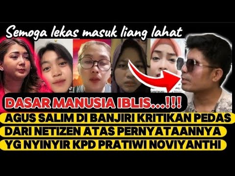 DASAR MANUSIA BERHATI 18L15‼️ AGUS SALIM DI BANJIRIN KRITIKAN PEDAS DARI NETIZEN ATAS NYINYIRANNYA